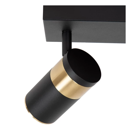 Lucide GORIK - Deckenstrahler - 2xGU10 - Schwarz - detail 2